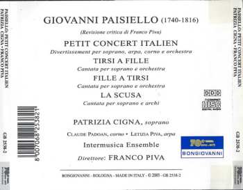 CD Giovanni Paisiello: Petit Concert Italien