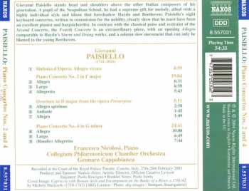 CD Giovanni Paisiello: Piano Concertos Nos. 2 And 4
