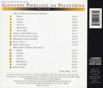 CD Giovanni Pierluigi da Palestrina: Giovanni Pierluigi Da Palestrina