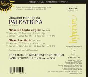 CD Giovanni Pierluigi da Palestrina: Missa Ave Maria; Missa De Beata Virgine