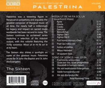 CD Giovanni Pierluigi da Palestrina: Giovanni Pierluigi Da Palestrina -  Volume 9