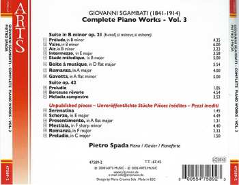 CD Giovanni Sgambati: Piano Works Vol. 3