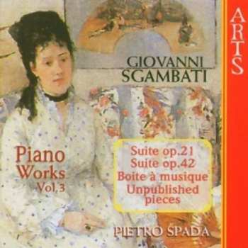 CD Giovanni Sgambati: Piano Works Vol. 3