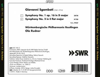 CD Giovanni Sgambati: Symphonies 1 & 2