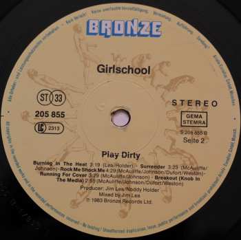 LP Girlschool: Play Dirty