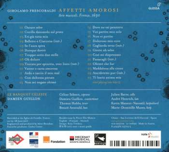 CD Girolamo Frescobaldi: Affetti Amorosi