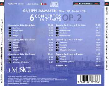 CD I Musici: 6 Concertos In 7 Parts Op. 2