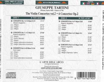 CD L'Arte Dell'Arco: The Violin Concertos Vol.2 - 6 Violin Concertos Op.2