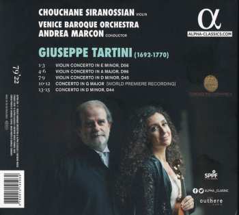 CD Venice Baroque Orchestra: Violin Concertos