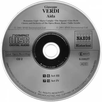 2CD Giuseppe Verdi: Aida