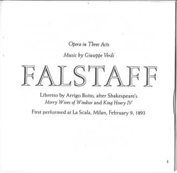 2CD/Caja Giuseppe Verdi: Falstaff