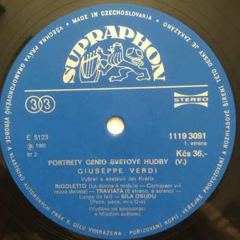 2LP Giuseppe Verdi: Géniové Světové Hudby V. (2xLP)