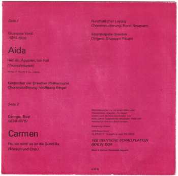 SP Georges Bizet: Aida / Carmen