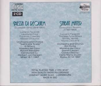 2CD Giuseppe Verdi: Messa Di Requiem / Stabat Mater