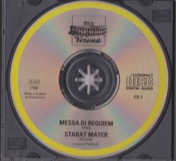 2CD Giuseppe Verdi: Messa Di Requiem / Stabat Mater