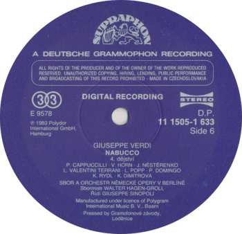 3LP/Caja Giuseppe Verdi: Nabucco