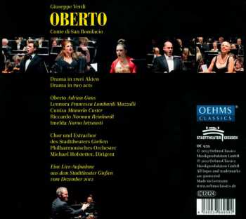 2CD/Caja Giuseppe Verdi: Oberto