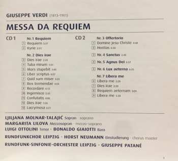 2CD Giuseppe Verdi: Messa Da Requiem