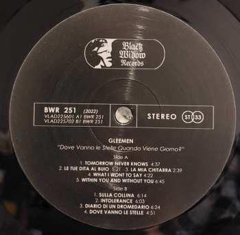 LP Gleemen: Dove Vanno Le Stelle Quando Viene Giorno?