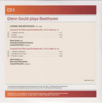 6CD/Caja Ludwig van Beethoven: Glenn Gould Plays Beethoven (Piano Sonatas & Piano Concertos Nos. 1-5)