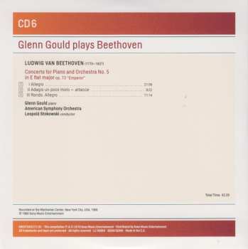 6CD/Caja Ludwig van Beethoven: Glenn Gould Plays Beethoven (Piano Sonatas & Piano Concertos Nos. 1-5)