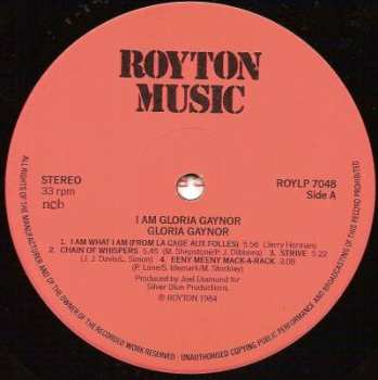 LP Gloria Gaynor: I Am Gloria Gaynor