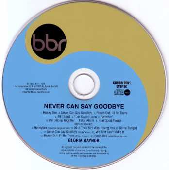 CD Gloria Gaynor: Never Can Say Goodbye