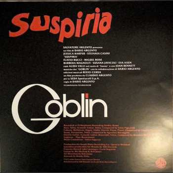 LP Goblin: Suspiria (Original Motion Picture Soundtrack) CLR | LTD