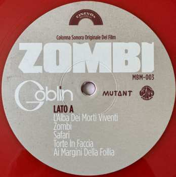 LP Goblin: Zombi (Colonna Sonora Originale Del Film) CLR