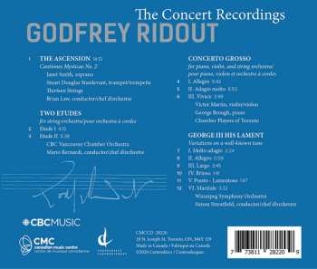 CD Godfrey Ridout: The Concert Recordings