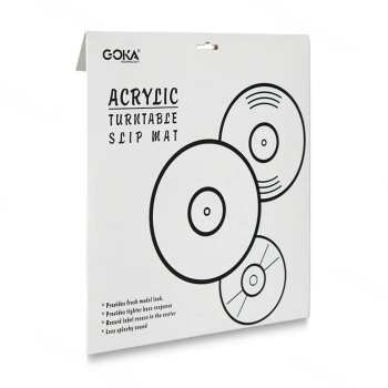 Técnica de áudio Goka - Akrylový slipmat bílý