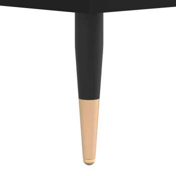 Técnica de áudio Goka Skříňka s přihrádkou na LP desky a audiotechniku - pozlacené nohy Černá (831693)