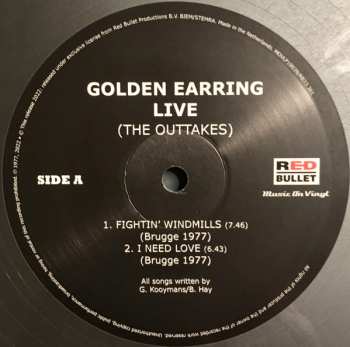 EP Golden Earring: Live (The Outtakes) LTD | NUM | CLR