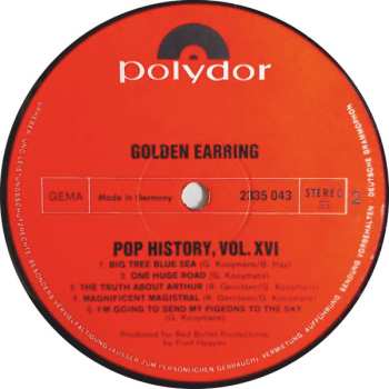 2LP Golden Earring: Pop History Vol. 16