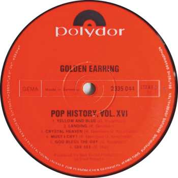 2LP Golden Earring: Pop History Vol. 16