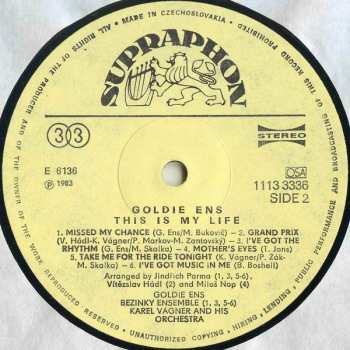 LP Goldie Ens: This Is My Life