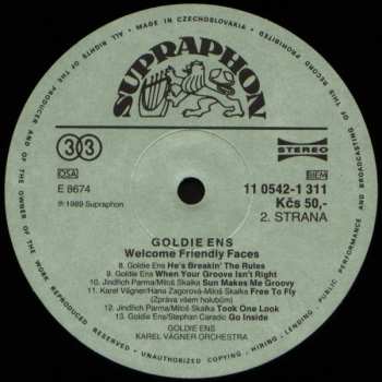 LP Goldie Ens: Welcome Friendly Faces