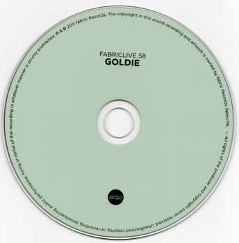 CD Goldie: FabricLive 58