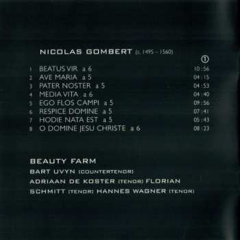 2CD Nicolas Gombert: Motets II LTD