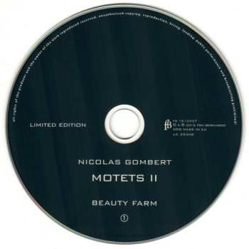 2CD Nicolas Gombert: Motets II LTD