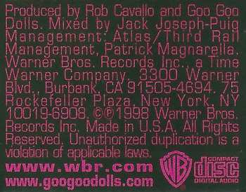 CD Goo Goo Dolls: Dizzy Up The Girl