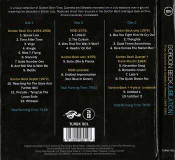 3CD/Caja Gordon Beck: Jubilation!