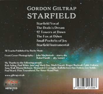 CD Gordon Giltrap: Starfield