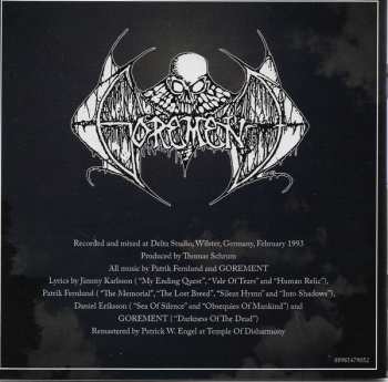 CD Gorement: The Ending Quest LTD | NUM | DIGI