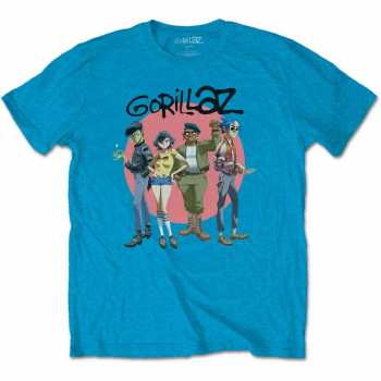 Mercancía Gorillaz: Tričko Group Circle Rise  S