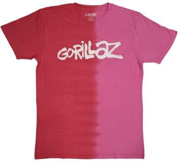 Merch Gorillaz: Camiseta Two-tone Brush Logo Gorillaz