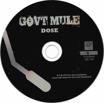 2CD Gov't Mule: Life Before Insanity/Dose