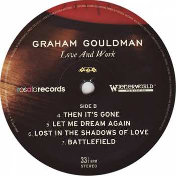 2LP Graham Gouldman: Love And Work