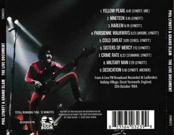 CD Grand Slam: Phil Lynott & Grand Slam The Live Document UK Tour Broadcast 1984