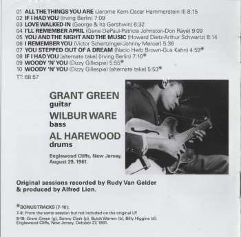 CD Grant Green: Remembering